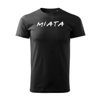 T-SHIRT ♂ | MIATA FRIENDS | L | schwarz | Vorderseite |...