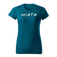 T-SHIRT ♀ | MIATA FRIENDS | L | petrolblau | Vorderseite...