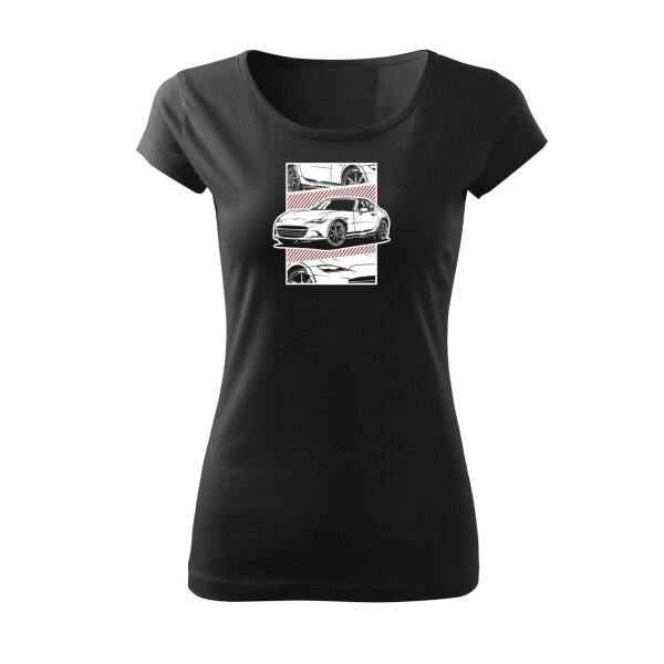 T-SHIRT ♀ | COMIC | Größe: XXL (Schwarz) RF