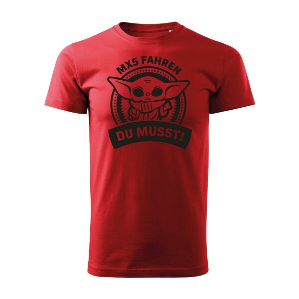 T-SHIRT ♂ | THE CHILD | Größe: XL (Rot)