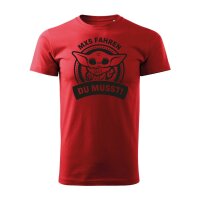 T-SHIRT ♂ | THE CHILD | Größe: XL (Rot)