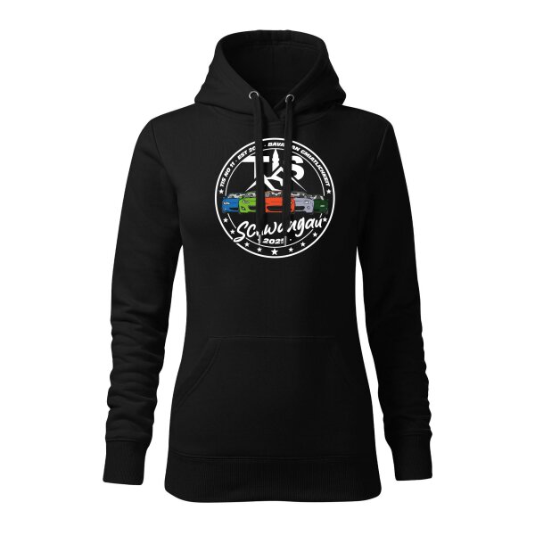 HOODIE ♀ | TIS 2025 | L | schwarz | Vorderseite | mazda/mx5
