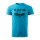 T-SHIRT ♂ | I LOVE MY MX-5 | M | tuerkisblau | Vorderseite | mazda/mx5/nc