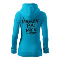 ZIPPER ♀ | 03/2025 | MONEY | MX-5 | M | tuerkisblau | Vorderseite/Rückseite | mazda/mx5