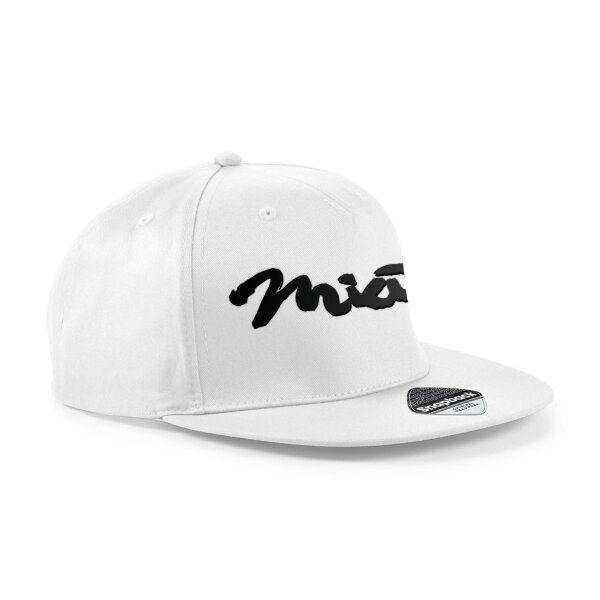 BASECAP | MX-5 MIATA-Weiß-schwarz