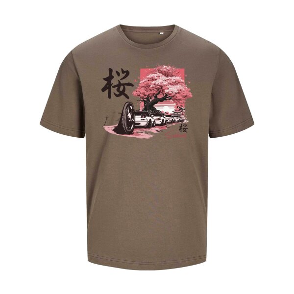 J&J T-SHIRT ♂ | 04/2025 | SAKURA | MX-5 | 3XL | falcon | Vorderseite | mazda/mx5/na
