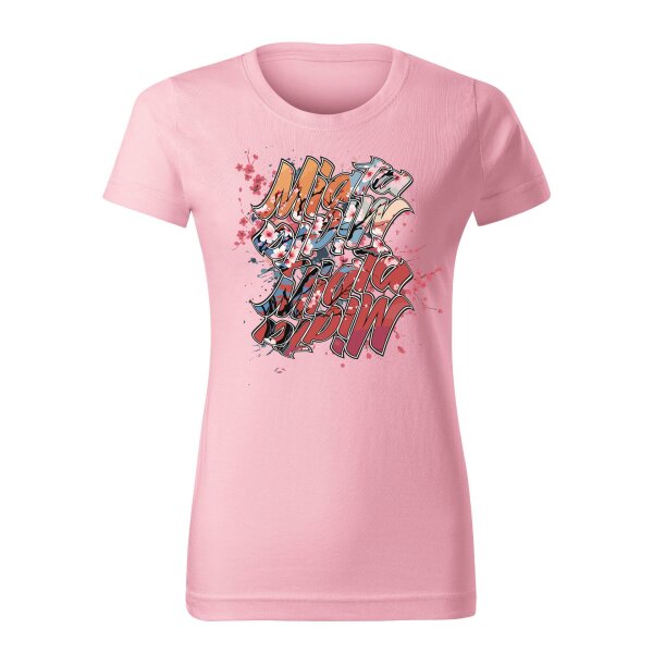 T-SHIRT ♀ | 04/2025 | MIATA SAKURA | MX-5 | XL | rosa | Vorderseite | mazda/mx5