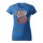 T-SHIRT ♀ | 04/2025 | MIATA SAKURA | MX-5 | M | azurblau | Vorderseite | mazda/mx5