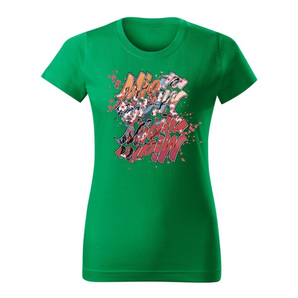 T-SHIRT ♀ | 04/2025 | MIATA SAKURA | MX-5 | XXL | grasgruen | Vorderseite | mazda/mx5