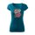 T-SHIRT ♀ | BOATNECK | 04/2025 | MIATA SAKURA | MX-5 | XXL | petrolblau | Vorderseite | mazda/mx5