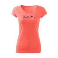T-SHIRT ♀ | BOATNECK | HEARTBEAT - CLASSIC | XL | KORALLE...