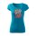 T-SHIRT ♀ | BOATNECK | 04/2025 | MIATA SAKURA | MX-5 | M | tuerkisblau | Vorderseite | mazda/mx5