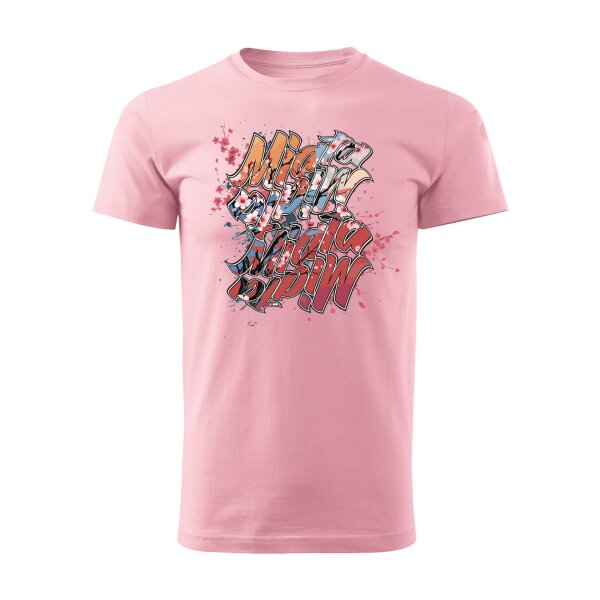 T-SHIRT ♂ | 04/2025 | MIATA SAKURA | MX-5 | M | rosa | Vorderseite | mazda/mx5