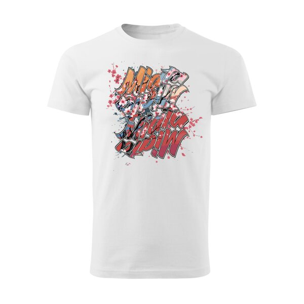 T-SHIRT ♂ | 04/2025 | MIATA SAKURA | MX-5 | M | weiss | Vorderseite | mazda/mx5