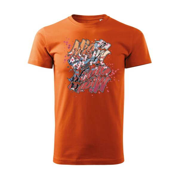 T-SHIRT ♂ | 04/2025 | MIATA SAKURA | MX-5 | XL | orange | Vorderseite | mazda/mx5