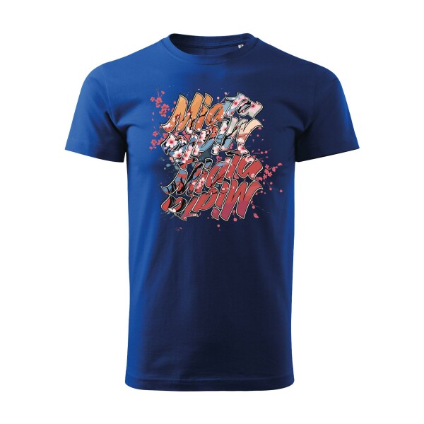 T-SHIRT ♂ | 04/2025 | MIATA SAKURA | MX-5 | XL | mitternachtsblau | Vorderseite | mazda/mx5