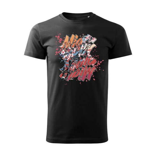 T-SHIRT ♂ | 04/2025 | MIATA SAKURA | MX-5 | XL | schwarz | Vorderseite | mazda/mx5