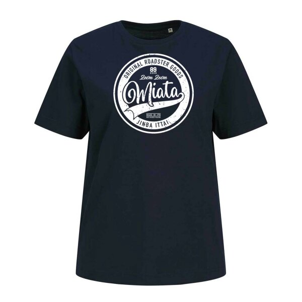 J&J T-SHIRT ♀ | 09/2025 | Rustic Miata | MX-5 | XXL | navy-blazer | Vorderseite | mazda/mx5